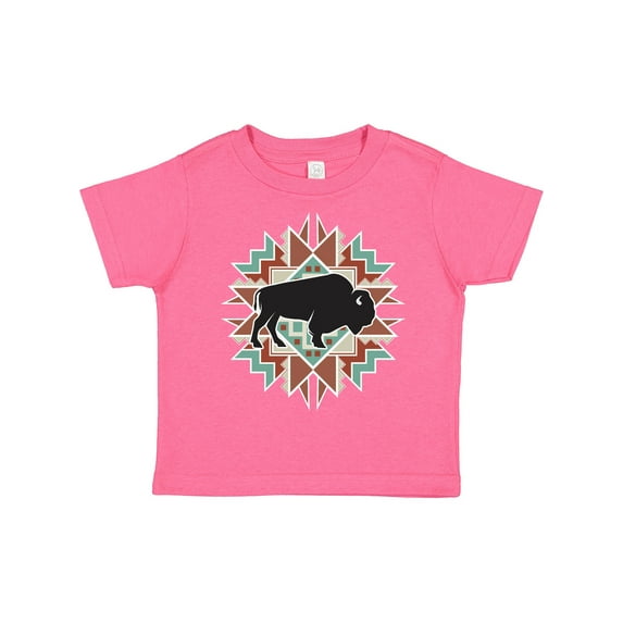 Inktastic Buffalo Cute Western Pattern Boys or Girls Toddler T-Shirt