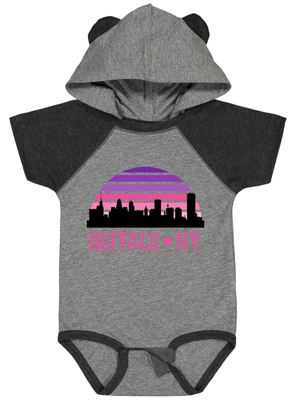 Inktastic Buffalo New York Gifts Skyline Girls Baby Bodysuit