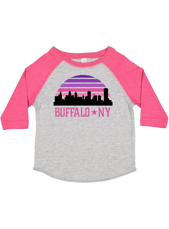 Inktastic Buffalo New York Gifts Skyline Girls Toddler T-Shirt