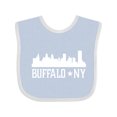 thumbnail image 1 of Inktastic Buffalo New York NY Cities Skyline Boys or Girls Baby Bib, 1 of 4