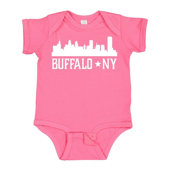 Inktastic Buffalo New York NY Cities Skyline Boys or Girls Baby Bodysuit