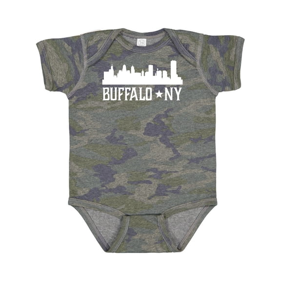 Inktastic Buffalo New York NY Cities Skyline Boys or Girls Baby Bodysuit
