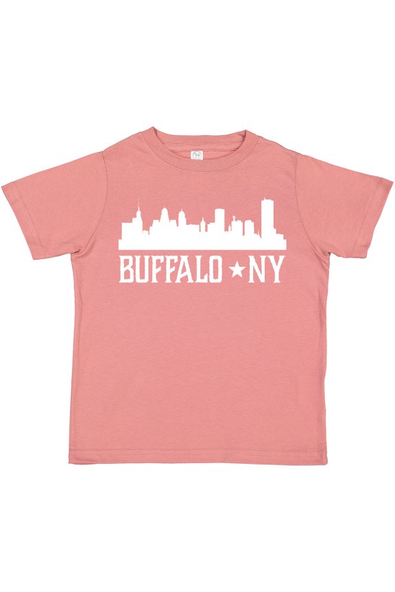 Buffalo New York Ny Cities Skyline Boys or Girls Toddler T-Shirt