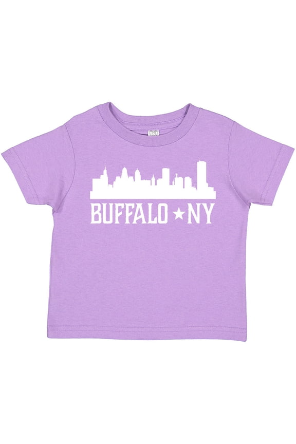 Buffalo New York Ny Cities Skyline Boys or Girls Toddler T-Shirt