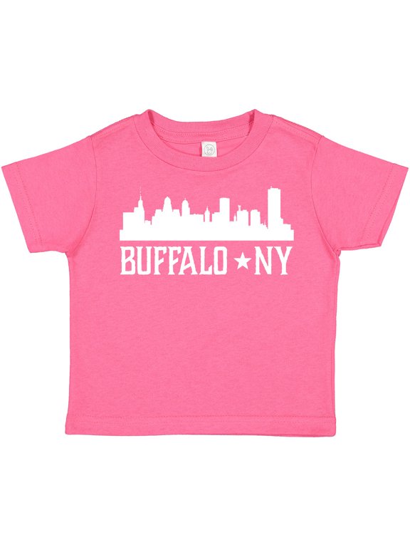 Buffalo New York Ny Cities Skyline Boys or Girls Toddler T-Shirt