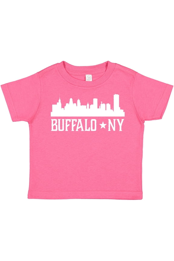 Buffalo New York Ny Cities Skyline Boys or Girls Toddler T-Shirt