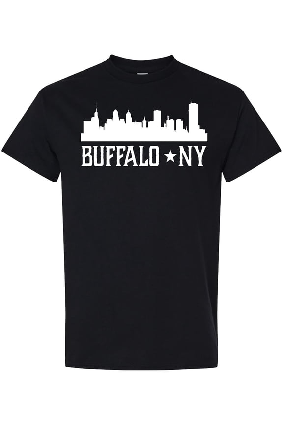 Buffalo New York Ny Cities Skyline T-Shirt