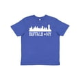 thumbnail image 1 of Inktastic Buffalo New York NY Cities Skyline Youth T-Shirt, 1 of 5