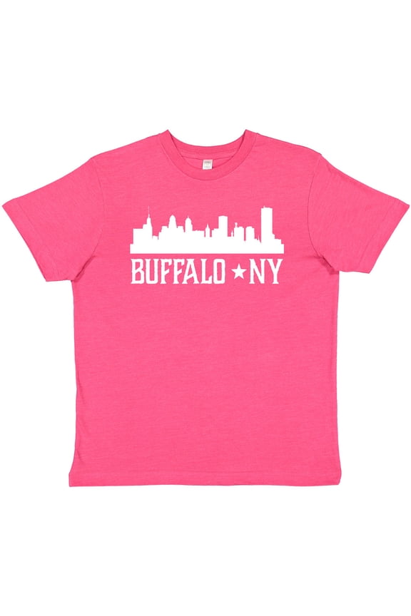 Buffalo New York NY Cities Skyline Youth T-Shirt