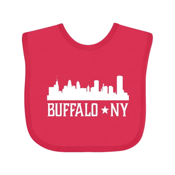 Inktastic Buffalo New York Ny Cities Skyline Boys or Girls Baby Bib