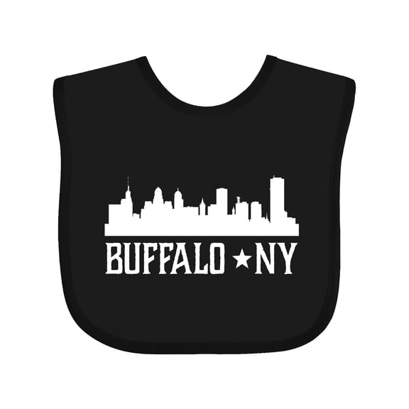 Inktastic Buffalo New York Ny Cities Skyline Boys or Girls Baby Bib