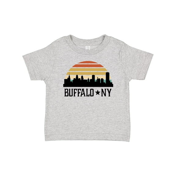 Inktastic Buffalo New York Skyline Retro Boys or Girls Baby T-Shirt
