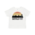thumbnail image 1 of Inktastic Buffalo New York Skyline Retro Boys or Girls Toddler T-Shirt, 1 of 5