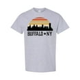 thumbnail image 1 of Inktastic Buffalo New York Skyline Retro T-Shirt, 1 of 5