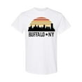 thumbnail image 1 of Inktastic Buffalo New York Skyline Retro T-Shirt, 1 of 5