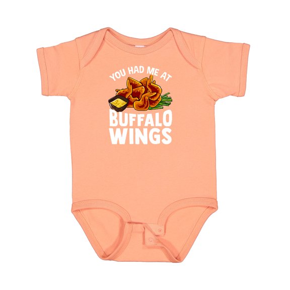 Inktastic Buffalo Wings Game Day Snack Boys or Girls Baby Bodysuit