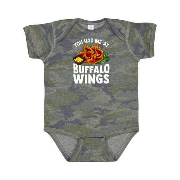 Inktastic Buffalo Wings Game Day Snack Boys or Girls Baby Bodysuit