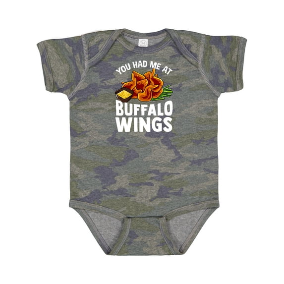 Inktastic Buffalo Wings Game Day Snack Boys or Girls Baby Bodysuit