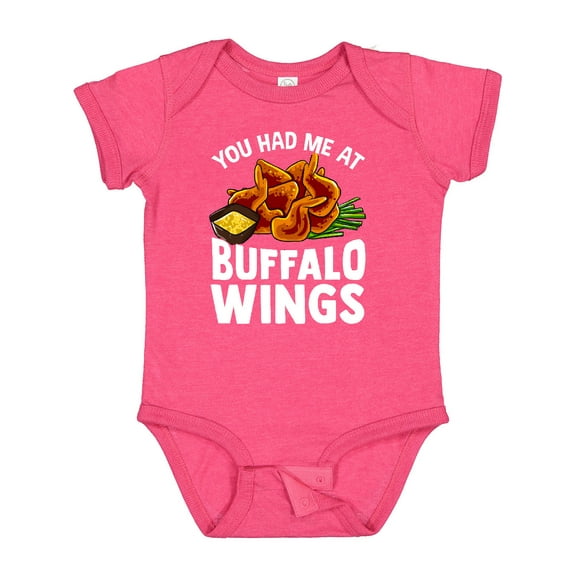 Inktastic Buffalo Wings Game Day Snack Boys or Girls Baby Bodysuit