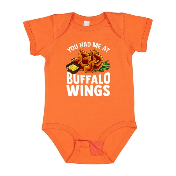 Inktastic Buffalo Wings Game Day Snack Boys or Girls Baby Bodysuit