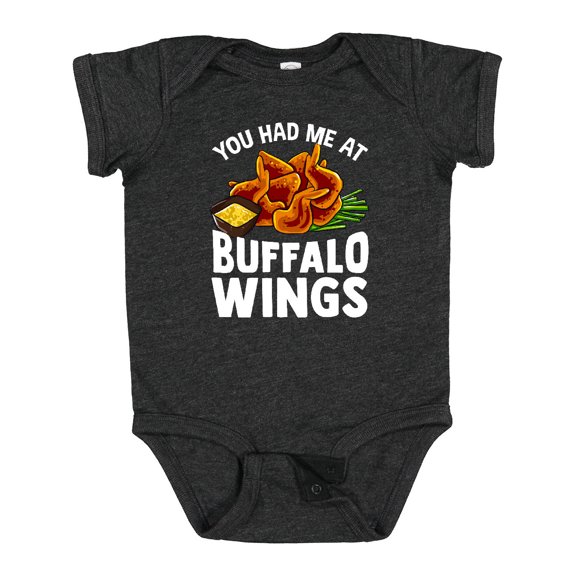 Inktastic Buffalo Wings Game Day Snack Boys or Girls Baby Bodysuit