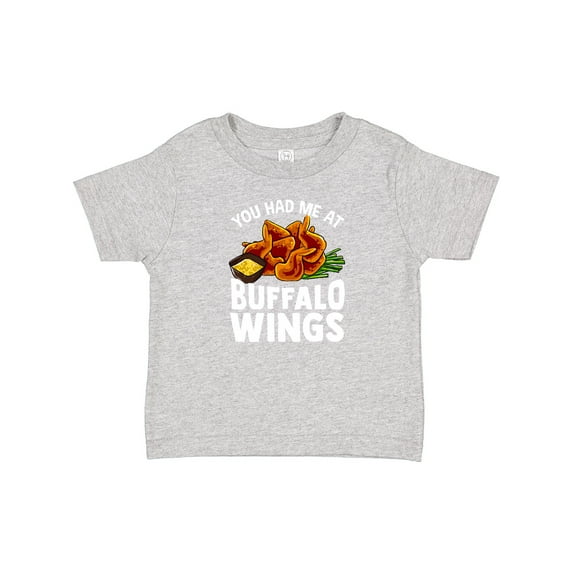 Inktastic Buffalo Wings Game Day Snack Boys or Girls Baby T-Shirt
