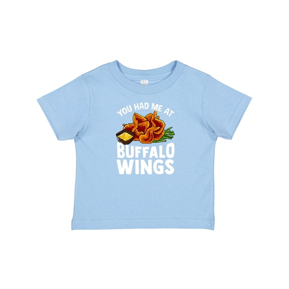 Inktastic Buffalo Wings Game Day Snack Boys or Girls Baby T-Shirt