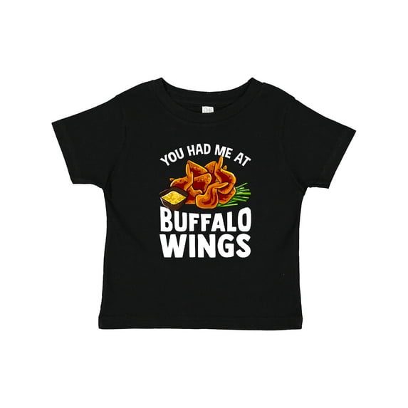 Inktastic Buffalo Wings Game Day Snack Boys or Girls Toddler T-Shirt
