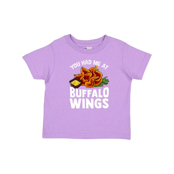 Inktastic Buffalo Wings Game Day Snack Boys or Girls Toddler T-Shirt