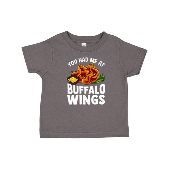 Inktastic Buffalo Wings Game Day Snack Boys or Girls Toddler T-Shirt