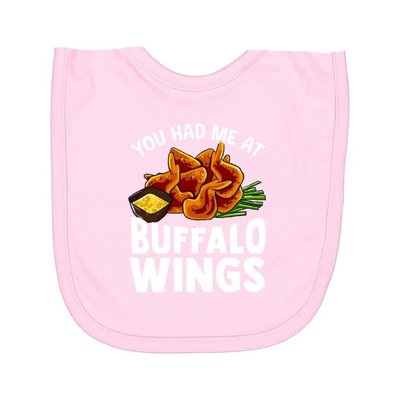 Inktastic Buffalo Wings Game Day Snack Newborn Bib