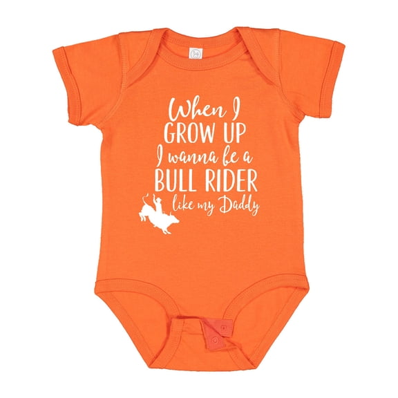 Inktastic Bull Rider Like Daddy Childs Boys Baby Bodysuit