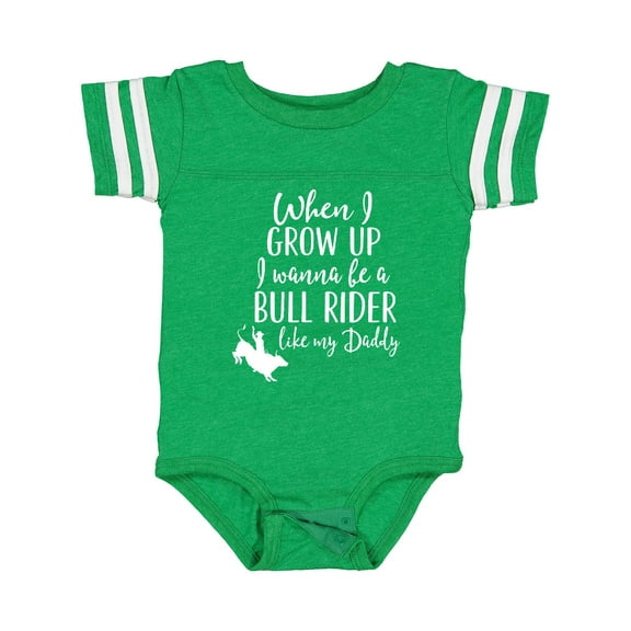 Inktastic Bull Rider Like Daddy Childs Boys Baby Bodysuit