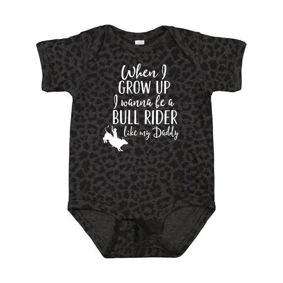 Inktastic Bull Rider Like Daddy Childs Boys Baby Bodysuit