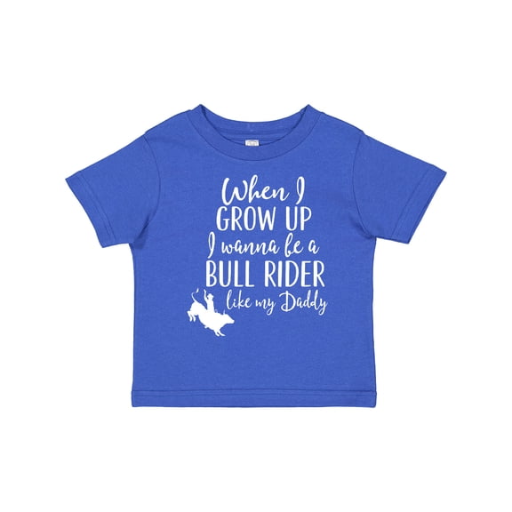 Inktastic Bull Rider Like Daddy Childs Boys Toddler T-Shirt