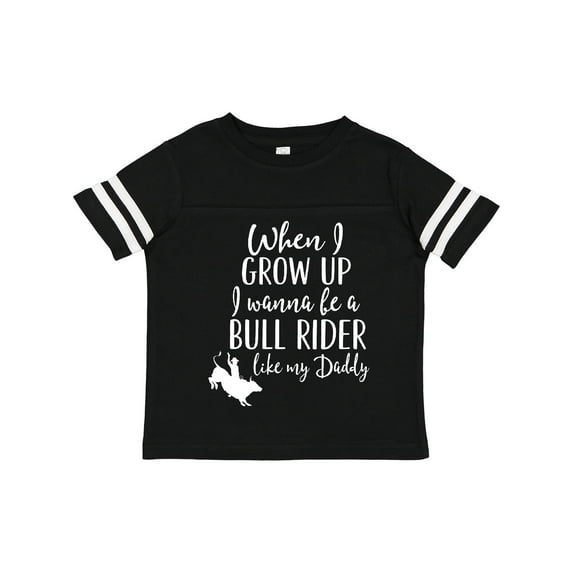 Inktastic Bull Rider Like Daddy Childs Boys Toddler T-Shirt