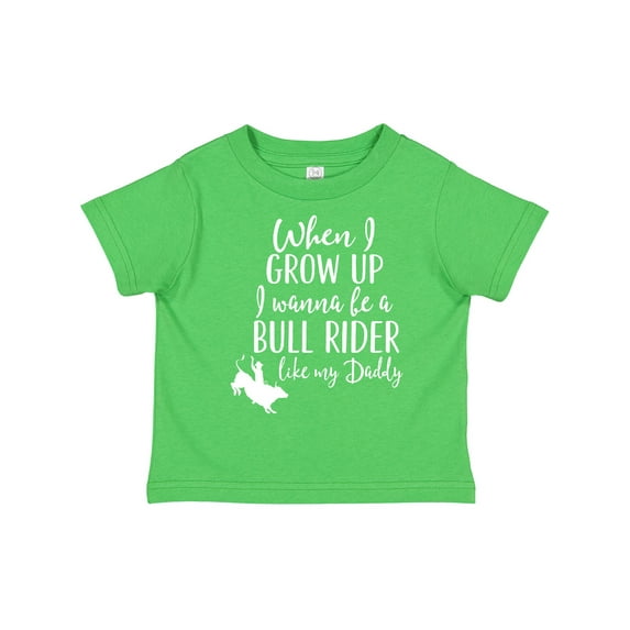 Inktastic Bull Rider Like Daddy Childs Boys Toddler T-Shirt