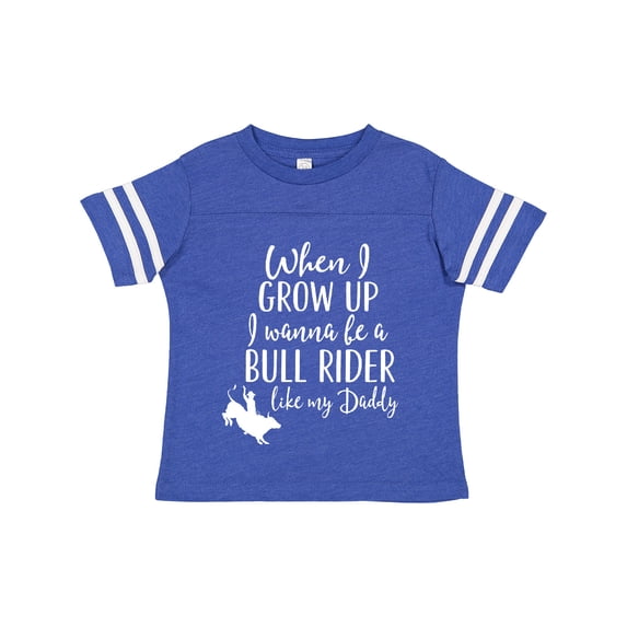 Inktastic Bull Rider Like Daddy Childs Boys Toddler T-Shirt
