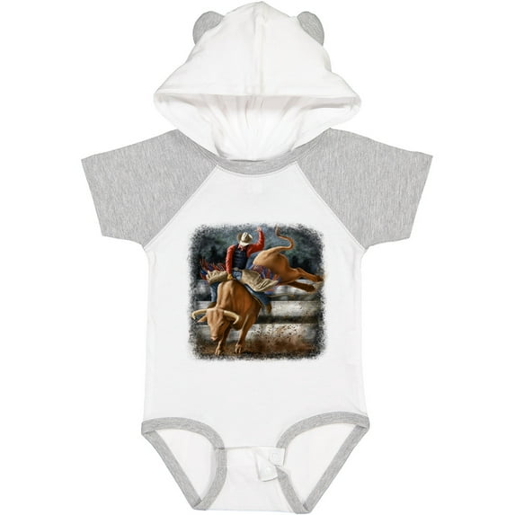 Inktastic Bull Riding Boys or Girls Baby Bodysuit