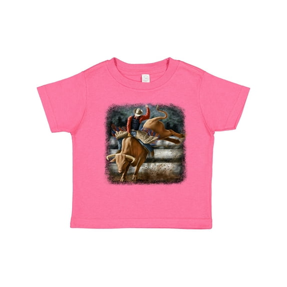 Inktastic Bull Riding Boys or Girls Toddler T-Shirt