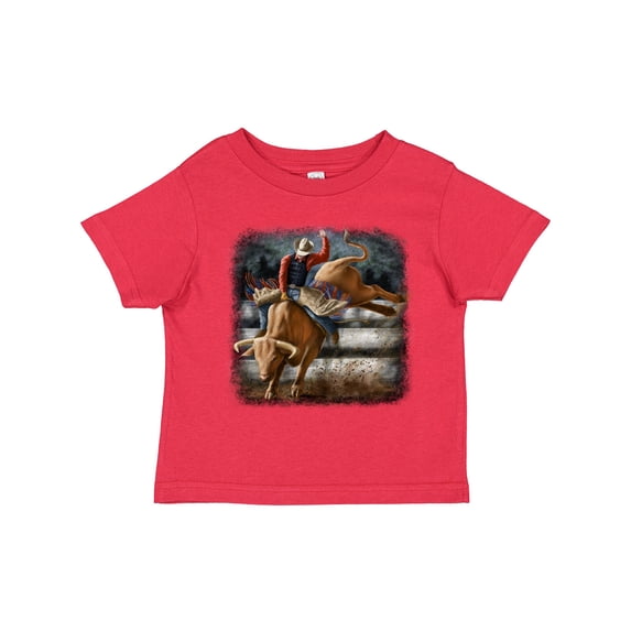 Inktastic Bull Riding Boys or Girls Toddler T-Shirt