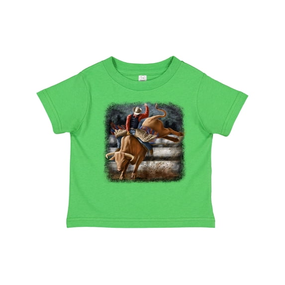 Inktastic Bull Riding Boys or Girls Toddler T-Shirt