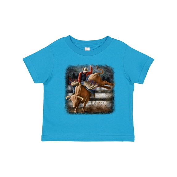 Inktastic Bull Riding Boys or Girls Toddler T-Shirt