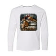 thumbnail image 1 of Inktastic Bull Riding Long Sleeve Youth T-Shirt, 1 of 5