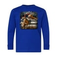 thumbnail image 1 of Inktastic Bull Riding Long Sleeve Youth T-Shirt, 1 of 5