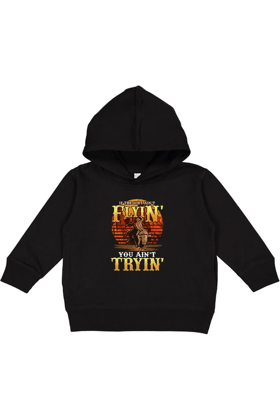 Bull Riding Rodeo Cowboy Toddler Hoodie