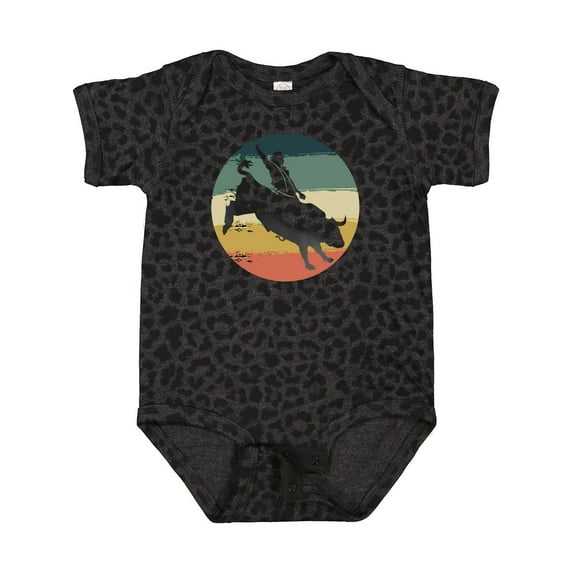 Inktastic Bull Riding Rodeo Rider Boys or Girls Baby Bodysuit