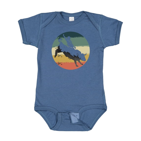 Inktastic Bull Riding Rodeo Rider Boys or Girls Baby Bodysuit