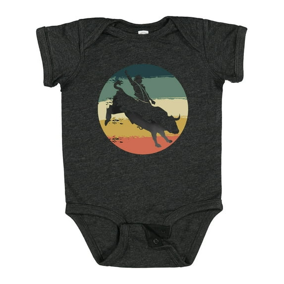 Inktastic Bull Riding Rodeo Rider Boys or Girls Baby Bodysuit