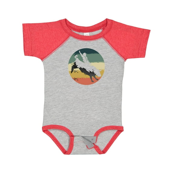 Inktastic Bull Riding Rodeo Rider Boys or Girls Baby Bodysuit